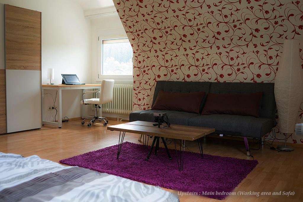 Entire House In Schwarzwald With Mountain View, Private Gym,Sauna And Garden Villa Unterkirnach Bagian luar foto