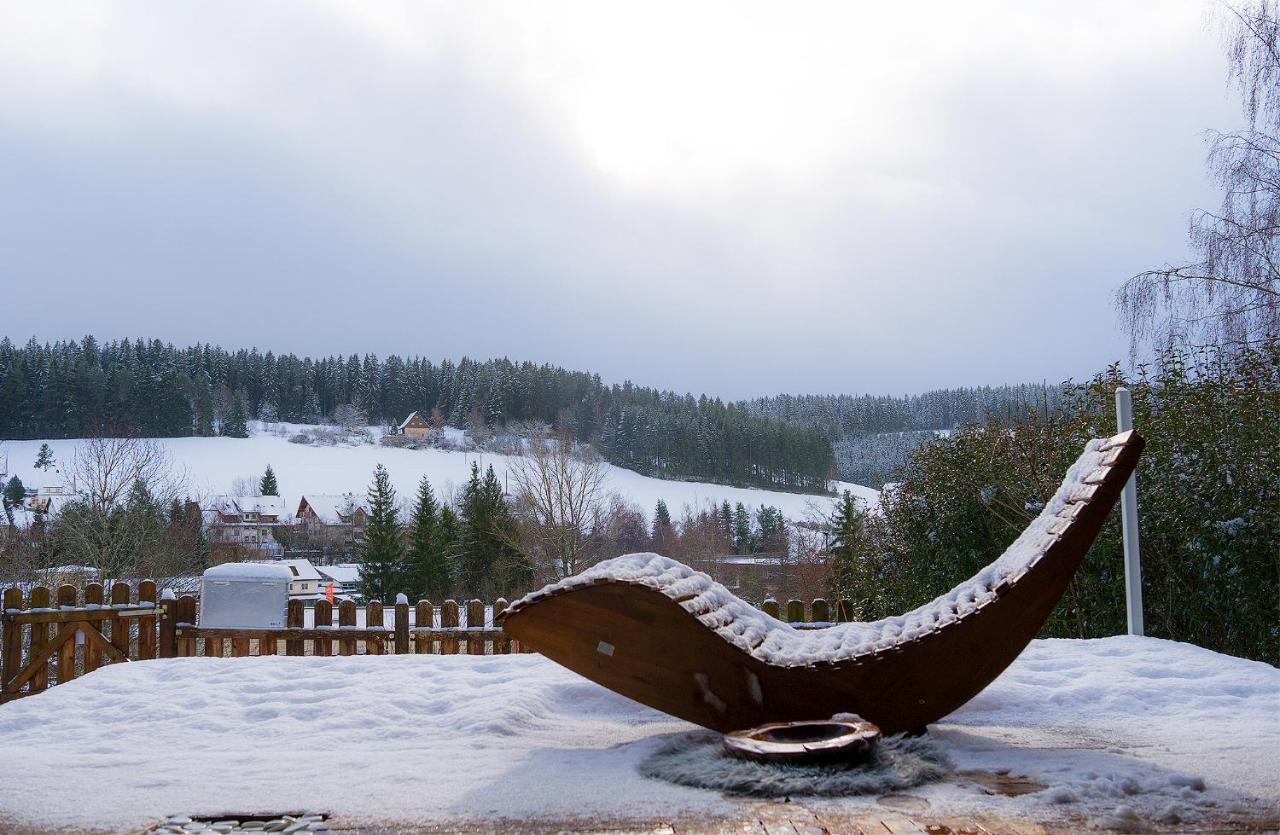 Entire House In Schwarzwald With Mountain View, Private Gym,Sauna And Garden Villa Unterkirnach Bagian luar foto